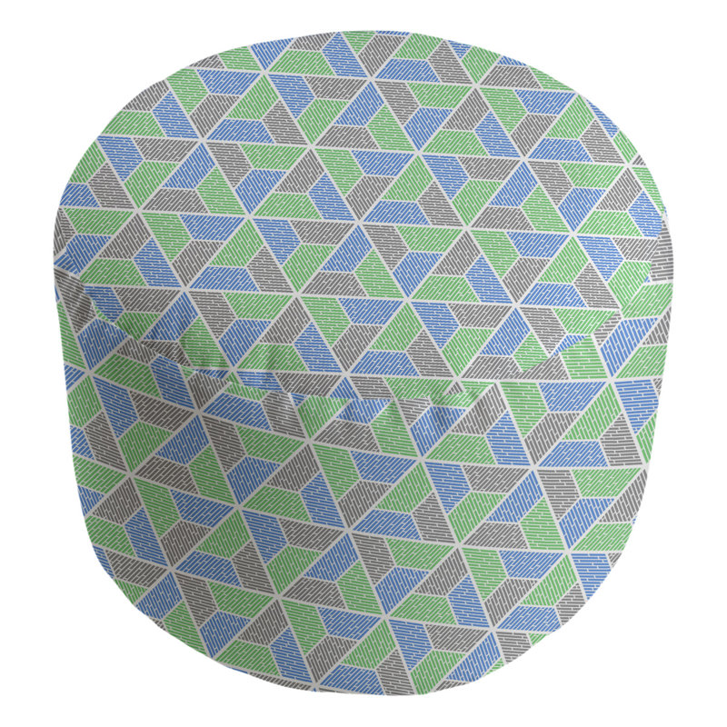 Repose-pieds Avicia, Brun / vert