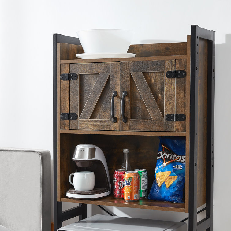 17 Stories Yak About It Farmhouse Mini Fridge Storage Cabinet - ShopStyle