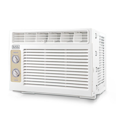 BLACK+DECKER BD05MWT6 Window Air Conditioner 5000 BTU, Cools Up to 150 Square Feet White