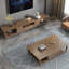 Ensemble de meuble télé et table basse en bois de frêne