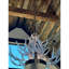 Lustre en corne de bois de lucite clair nickel poli clair-90566122-90566131-130734761