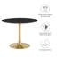 Table de bar Lippa, plateau rond en marbre artificiel, par Modway-410900537-410900533-410900531