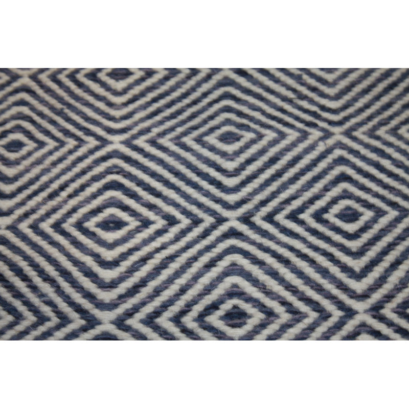 Loiret Geometric Wool Hand Woven Area Rug, Rectangle 240 x 300cm
