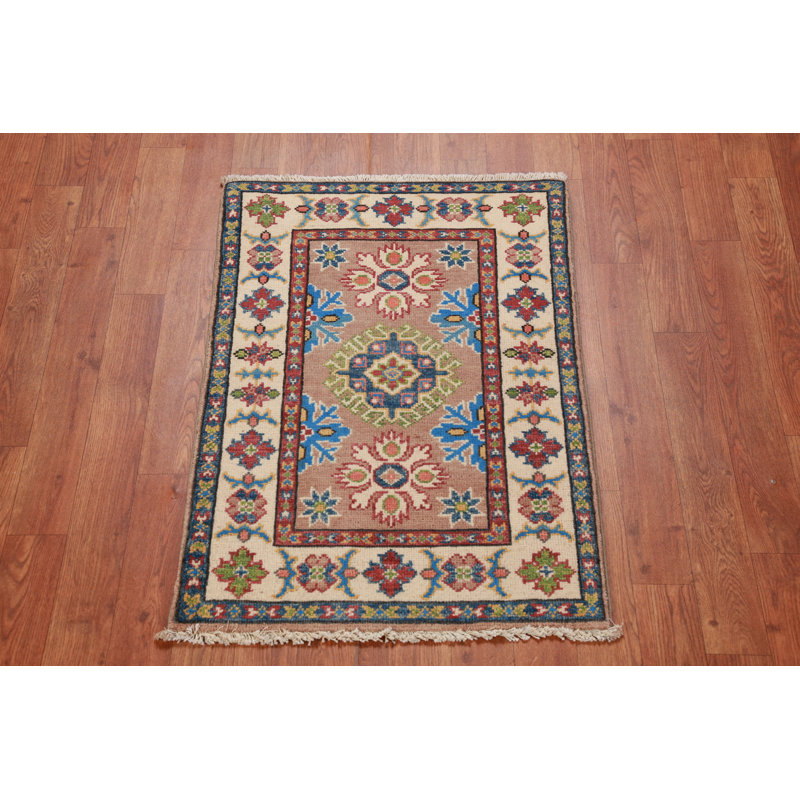 Tapis décoratif géométrique Kazak
