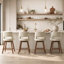 Tabouret de bar pivotant en similicuir Bisto-1251283862-1251283861