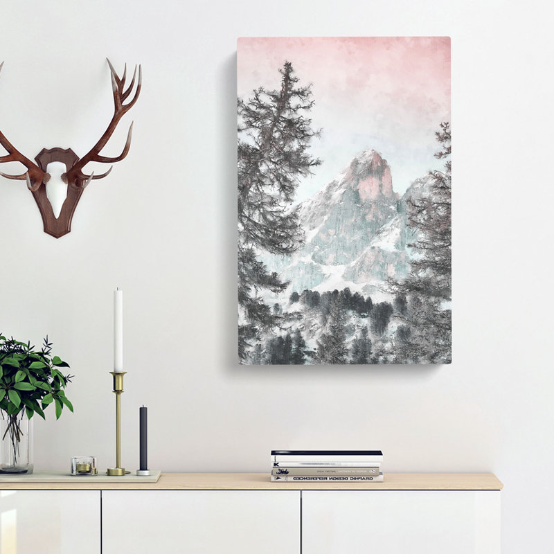 Mountain Peak - Wrapped Canvas Print, 91cm H x 60cm W x 3cm D