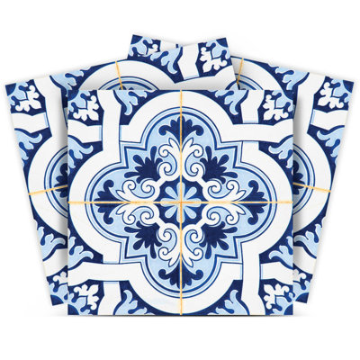 Carreaux amovibles 12 po x 12 po Mia Blue
