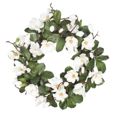 Garden Magnolia Wreath