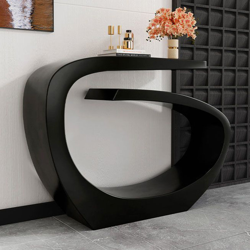 Console Table, Black, 31.5" H x 39.4" W x 11.8" D