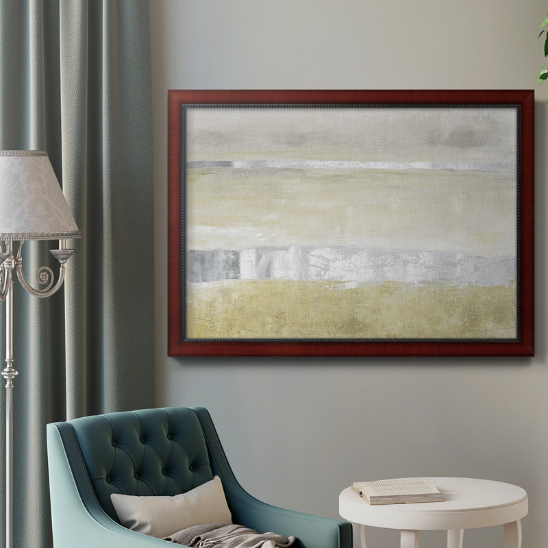 Toile encadrée embellie Squall I - prête à être accrochée, H 18 po x l 27 po x P 2,5 po