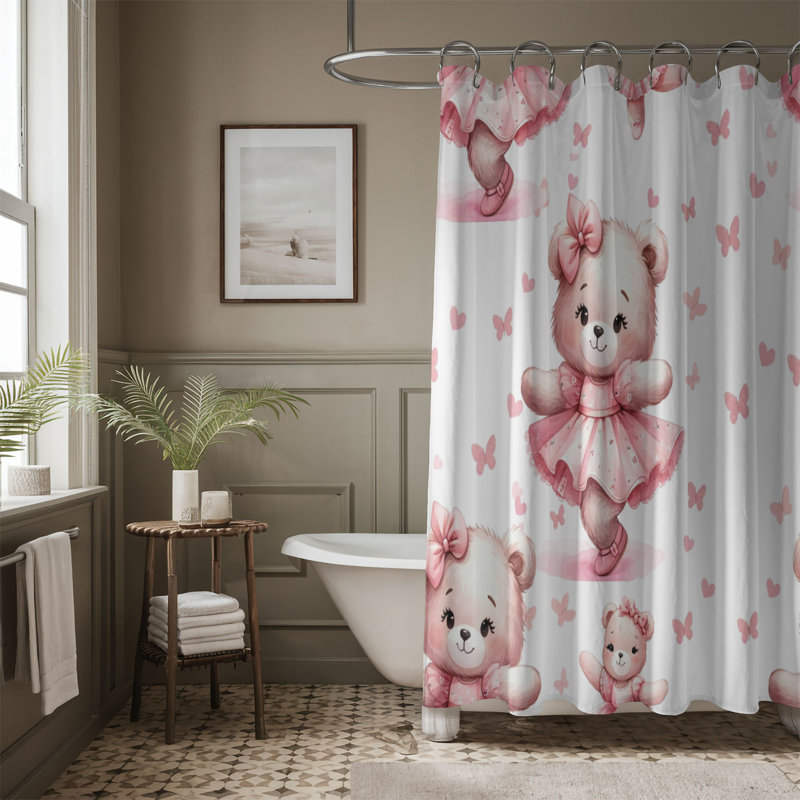 Bear Blush - Premium Shower Curtain 170, 74"H x 71"W