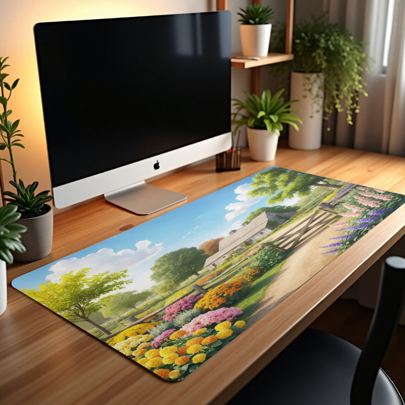 Polyester Desk Pad, 23.6x13.8