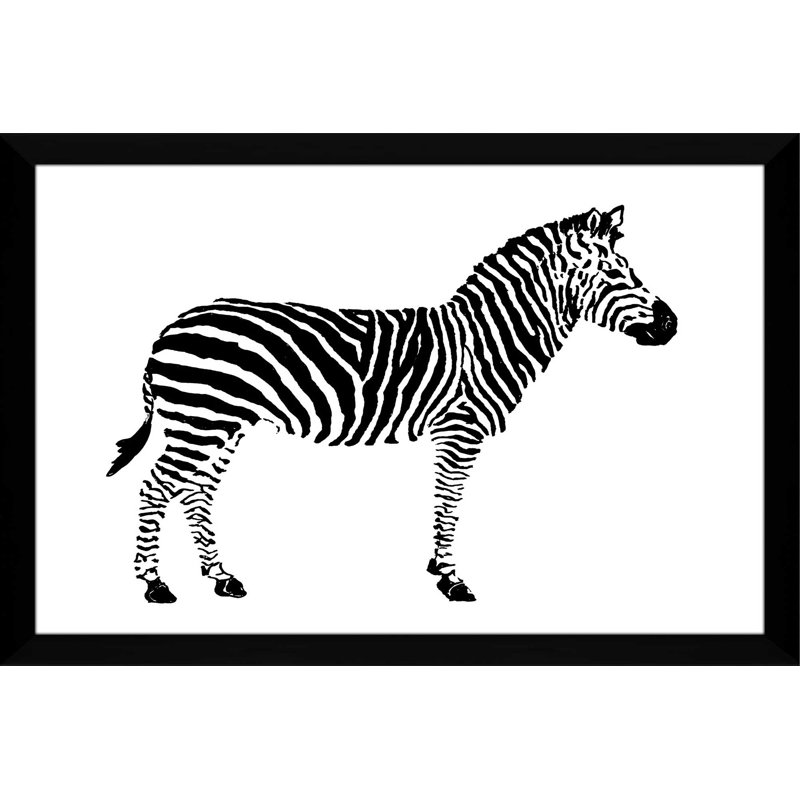 «Cheetah», impression, H 21,5 po x l 27,5 po x P 0,75 po, Cadre noir