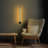 Modern Black Wall Lamp, Metal Body, 24.4 x 3.9 x 2.8 Inches | 8W SMD LED Socket, 3000K Warm Light | Durable Design with 7 cm Base Plate | Perfect for Contemporary Home Decor & Ambient Lighting-1137942236