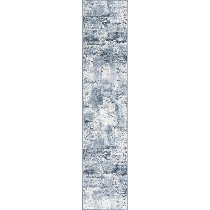 Abstract Indoor Rug, Runner 2'7" x 12'