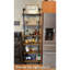 Rustic Iron Pipe Wall Mounted Floating Ladder Bookcase Organizer