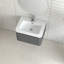 Armoire de salle de bain murale grise-470709736