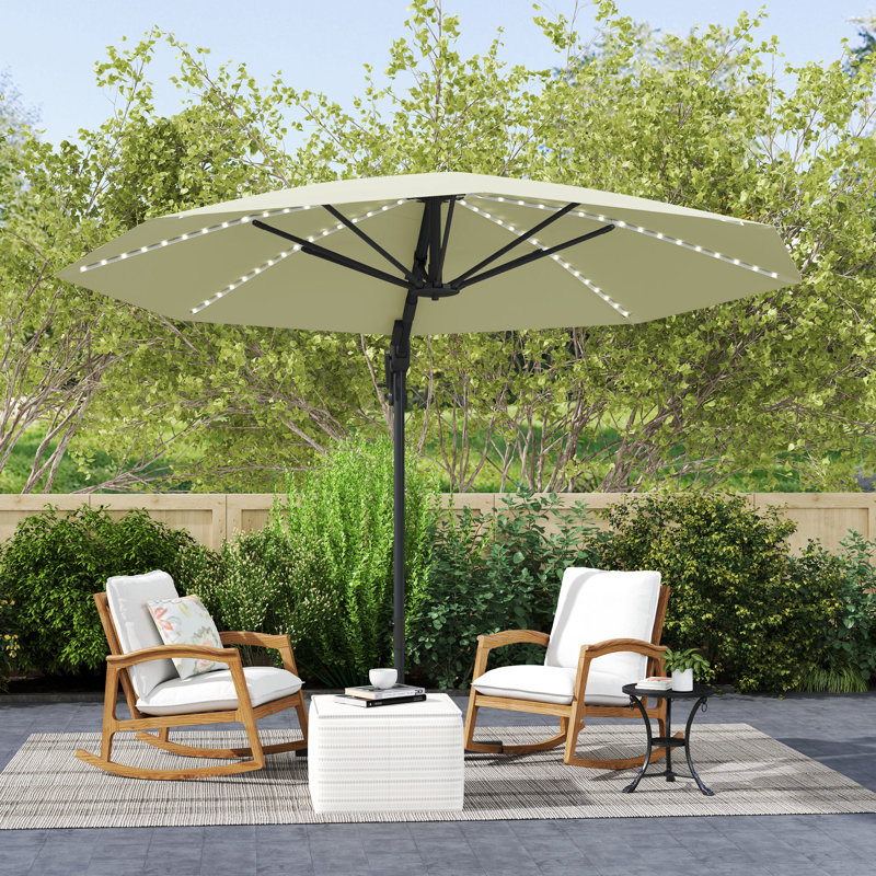 360cm Cantilever Parasol, Cream