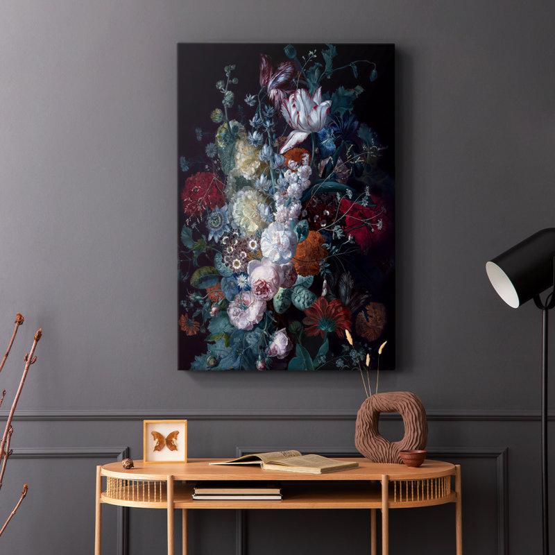 Splendides fleurs - Cavas enveloppés de galerie, H 27 po x l 18 po