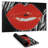 Pouty glossy lips - 14.00"x24.25" Desk mat
