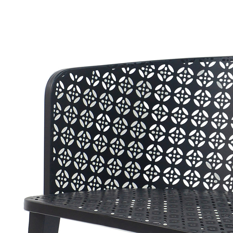 Ensemble de chaises d'extérieur Milan (ensemble de 2), Noir