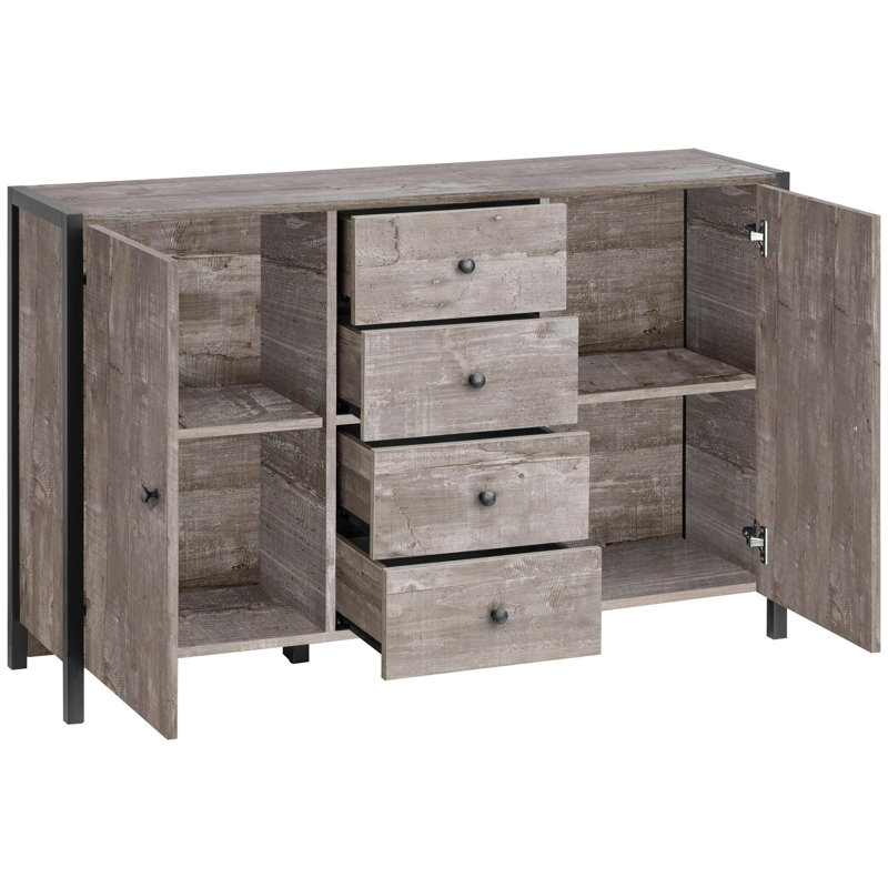 Killingworth 120cm Sideboard, Concrete