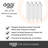 Oggi Barware 12 Piece Metal Cocktail Picks