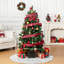 Arbre de Noël artificiel pin 4,5 pi avec base