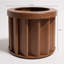 Round Strata Planter MD - Dark Brown-601607776-601607783