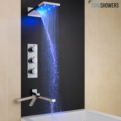 Système de douche noir mat durable avec pomme de pluie et pulvérisateur à main pour une utilisation polyvalente