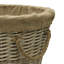 Hand Woven Wicker Laundry Basket with Handles