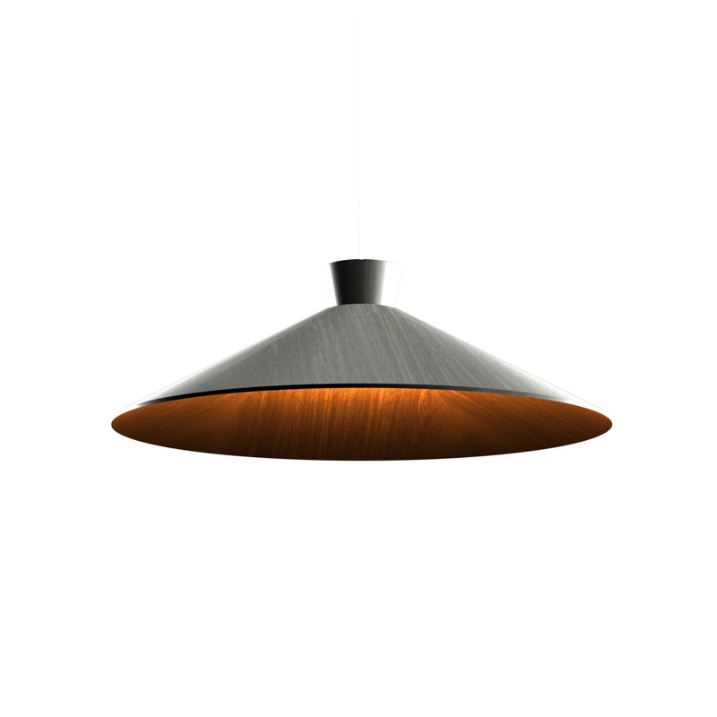 Conical 1 - Light Pendant, Charcoal