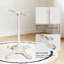 H27,95 Base de table en fonte avec 4 pieds en griffe de tigre, pied de table blanc