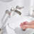 Vivid Fall 2-Handle Wall Mounted Bathroom Faucet With Valve In Brushed Nickel-121159706