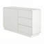 Large armoire de rangement avec 2 portes et 3 tiroirs-100882928