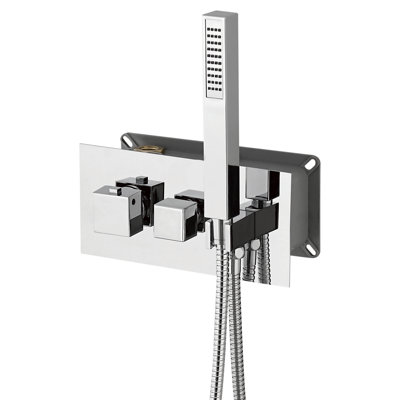 Dax Square Hand Shower Kit, Model DAX-1004, Chrome