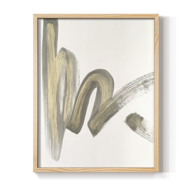 Dear Swoop I Framed Print - Solid Wood, Naturel, H 21 po x l 17 po