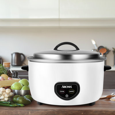 Aroma Housewares Commercial 30-Cup (Uncooked) / 60-Cup (Cooked), 14Qt. Rice & Grain Cooker