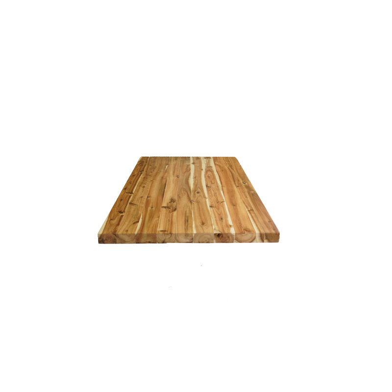 Solid Wood Rectangular Square Edge Table Top, 30" W x 60" L