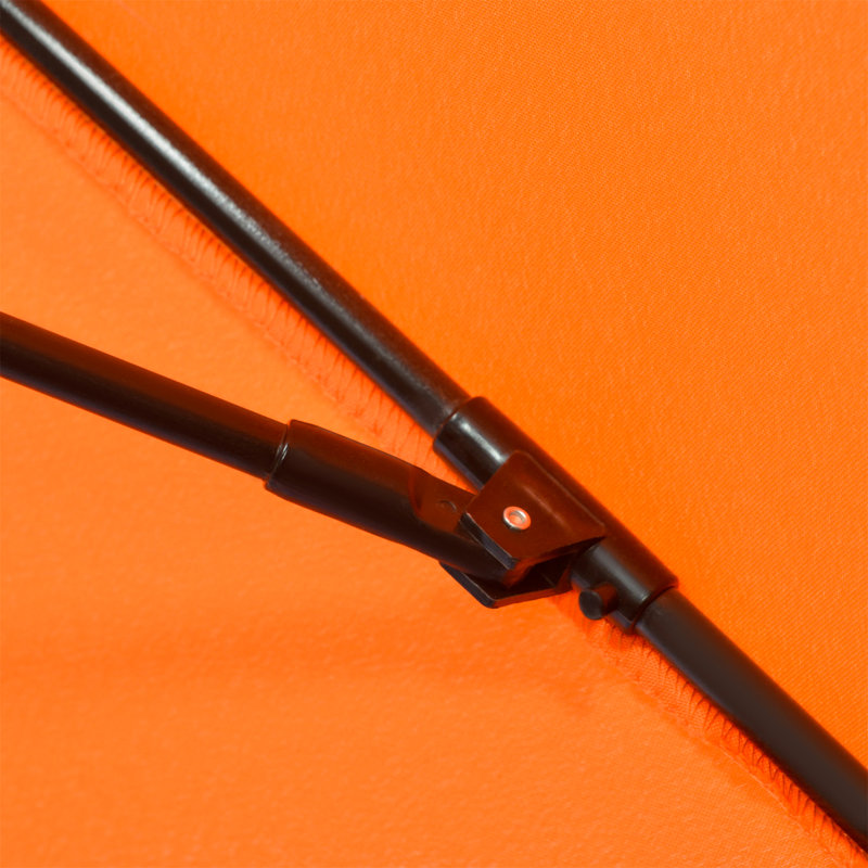 Bryner 263cm Tilt Market Parasol, Orange