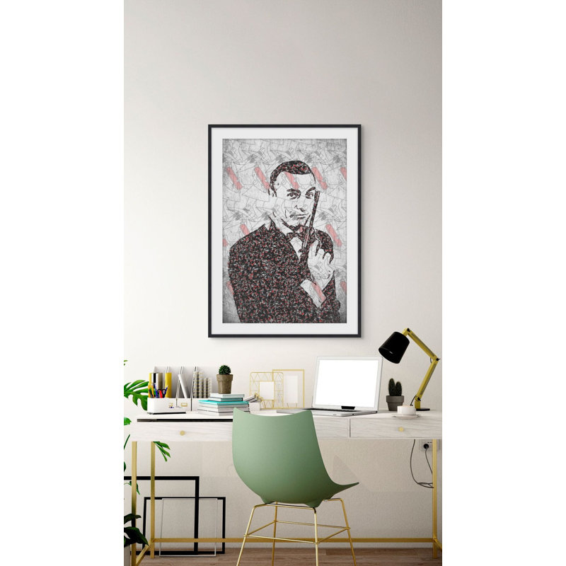 Silhouette Spy 1 Print by Jason Brueck, 40.5" H x 29.5" W