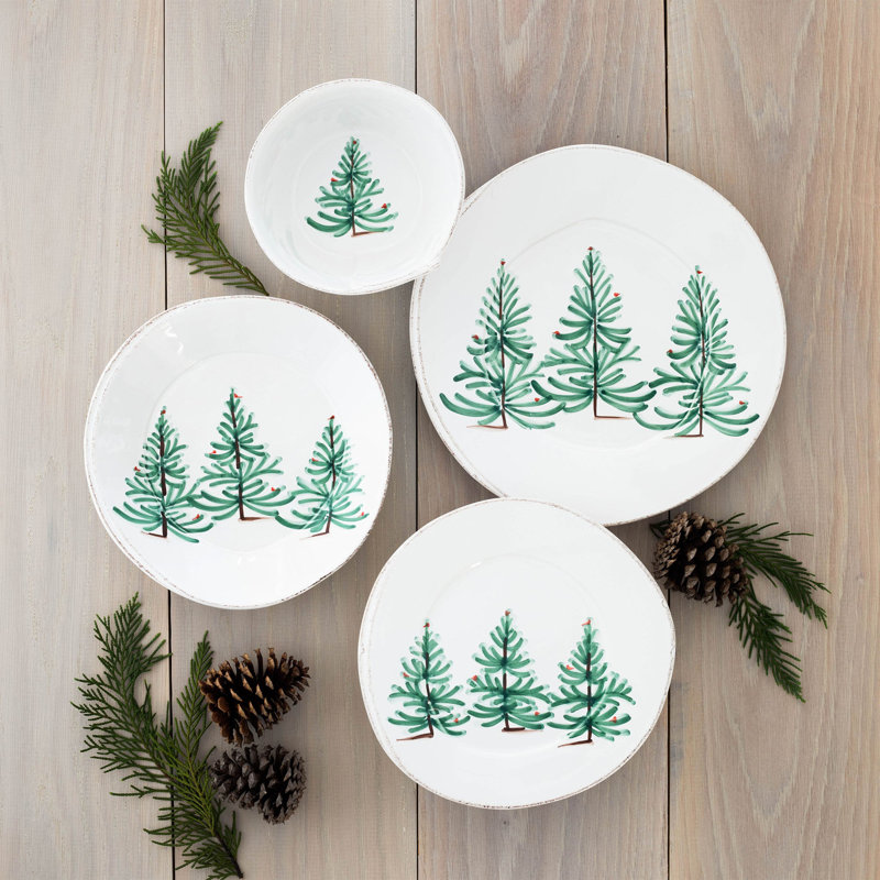 Lastra Holiday Handmade Stoneware Dinnerware Set