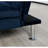 Contemporary Style Futon Bed Microfabric Converted Into Bed With Extra Support Leg Primary Living Navy Finish-1006002027