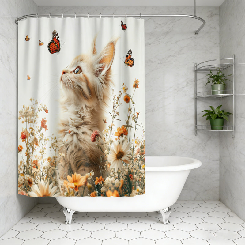 Ensemble de rideau de douche Rustic Forest