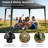 100.8'' W x 120'' D Metal Canopy-87818452