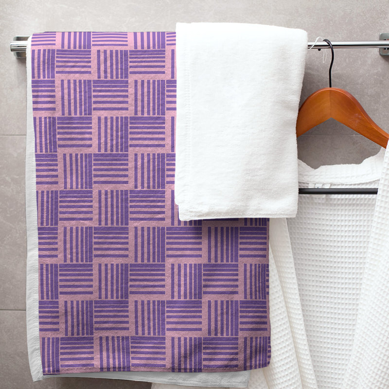Jaya Bath Towel, Amaranth/Violet