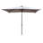 Taibah 120'' x 78'' Rectangular Lighted Market Umbrella-1839294288