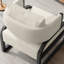 Fauteuil rembourré en bois massif de polyester l 27,5 po-130903468