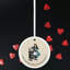 Alice Good Advice Alice In Wonderland Circle Shaped Ceramic Ornament Bauble