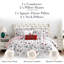 Ensemble d'édredon réversible en microfibre Holly Jolly-1192208398
